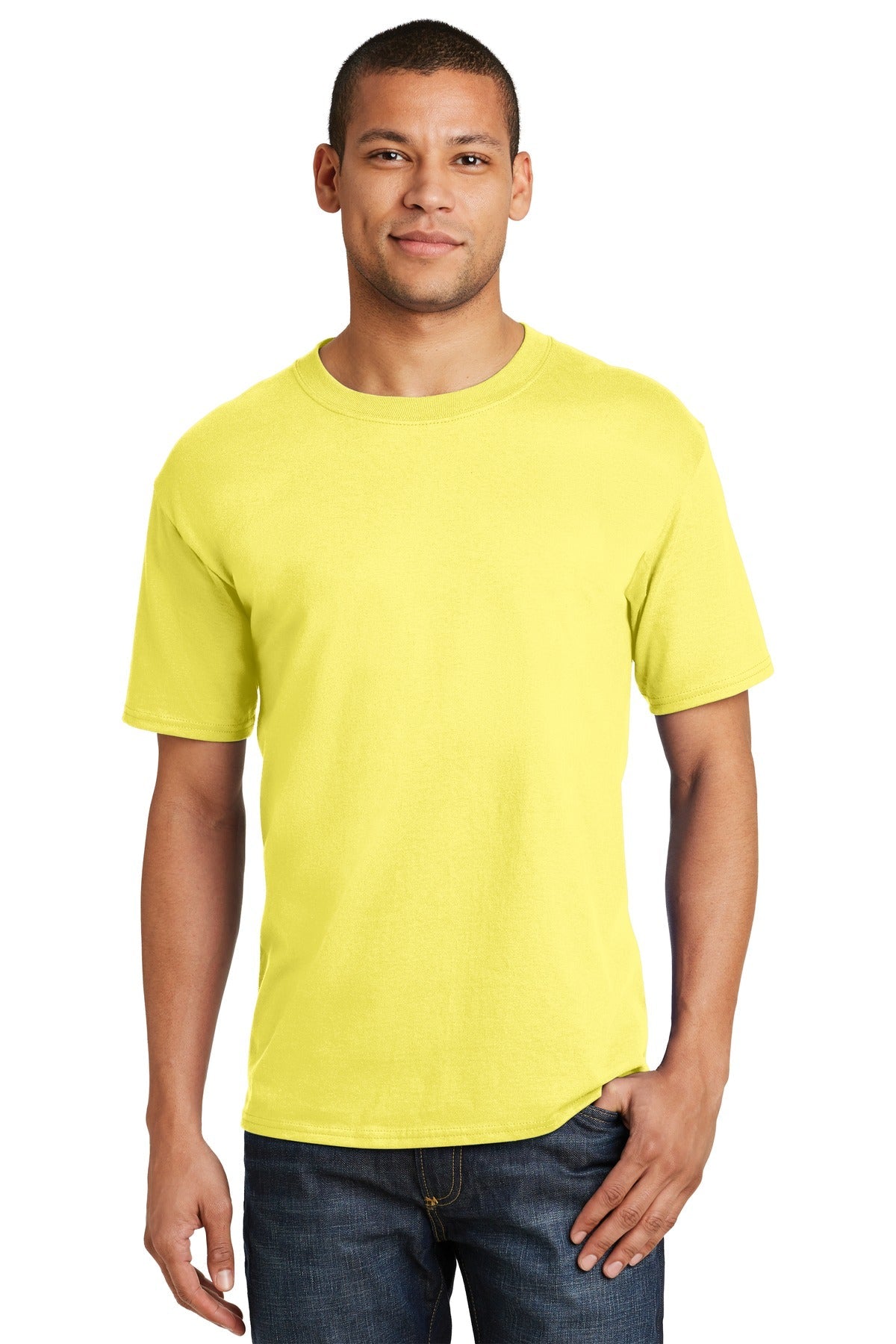 Hanes® Beefy-T® - 100% Cotton T-Shirt. 5180 [Yellow] - DFW Impression