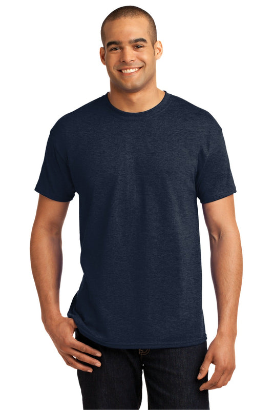 Hanes® - EcoSmart® 50/50 Cotton/Poly T-Shirt. 5170 [Heather Navy] - DFW Impression