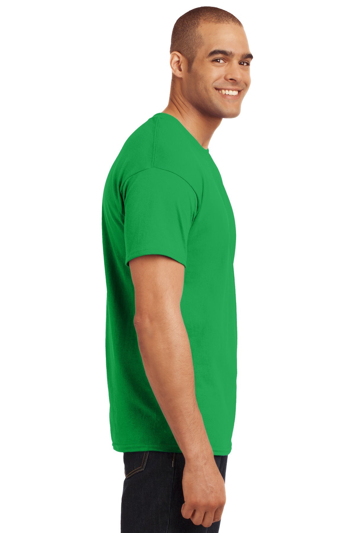 Hanes® - EcoSmart® 50/50 Cotton/Poly T-Shirt. 5170 [Kelly Green] - DFW Impression