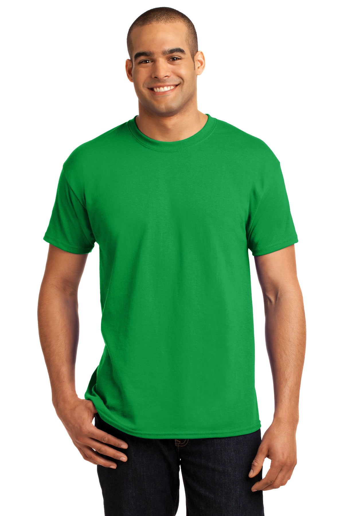 Hanes® - EcoSmart® 50/50 Cotton/Poly T-Shirt. 5170 [Kelly Green] - DFW Impression