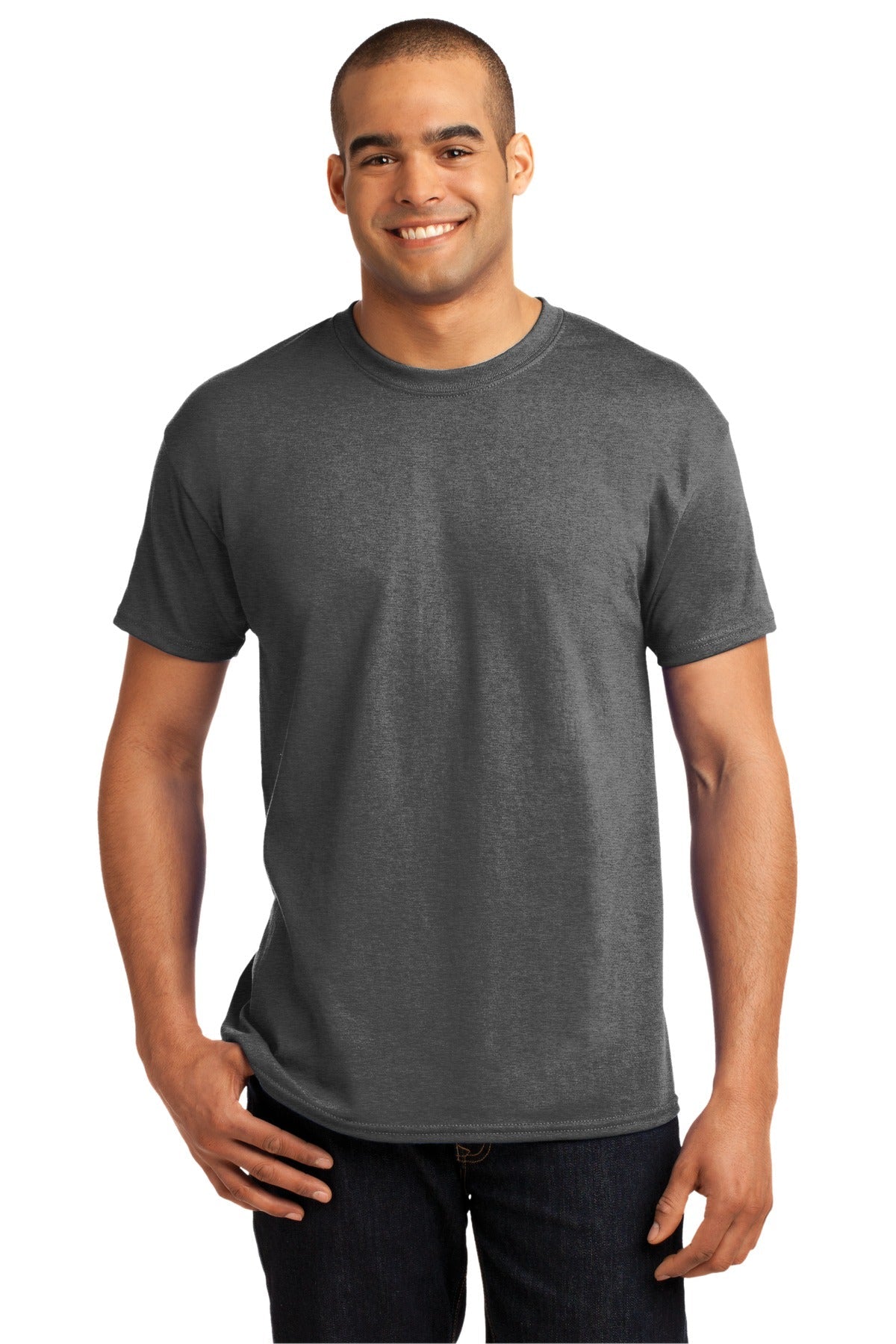 Hanes® - EcoSmart® 50/50 Cotton/Poly T-Shirt. 5170 [Oxford Gray] - DFW Impression