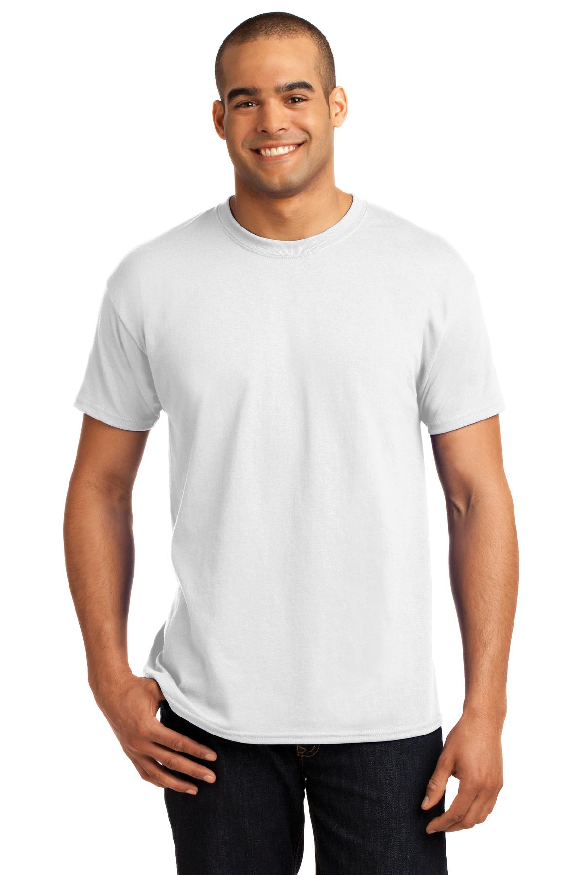 Hanes® - EcoSmart® 50/50 Cotton/Poly T-Shirt. 5170 [White] - DFW Impression