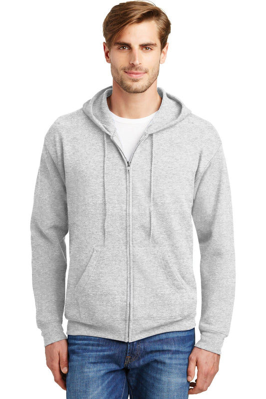 Hanes® - EcoSmart® Full-Zip Hooded Sweatshirt. P180 - DFW Impression