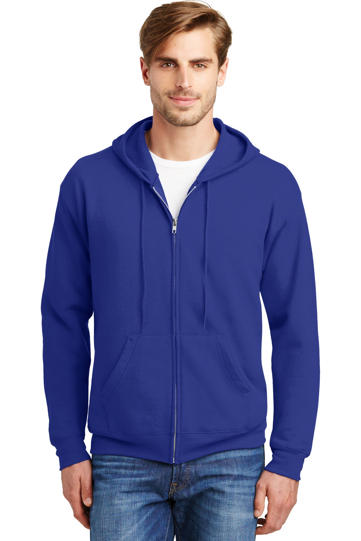 Hanes® - EcoSmart® Full-Zip Hooded Sweatshirt. P180 - DFW Impression