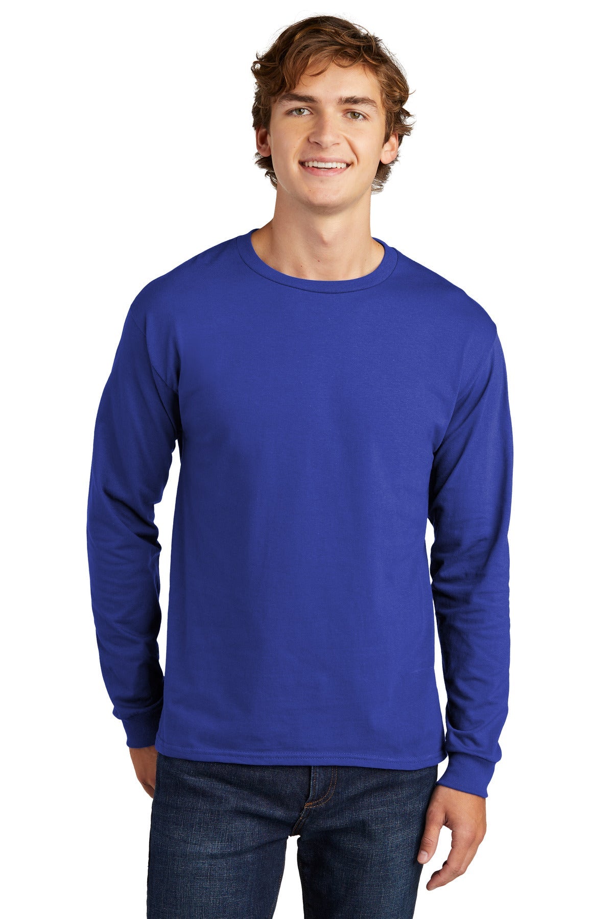 Hanes® Essential-T 100% Cotton Long Sleeve T-Shirt 5286 - DFW Impression