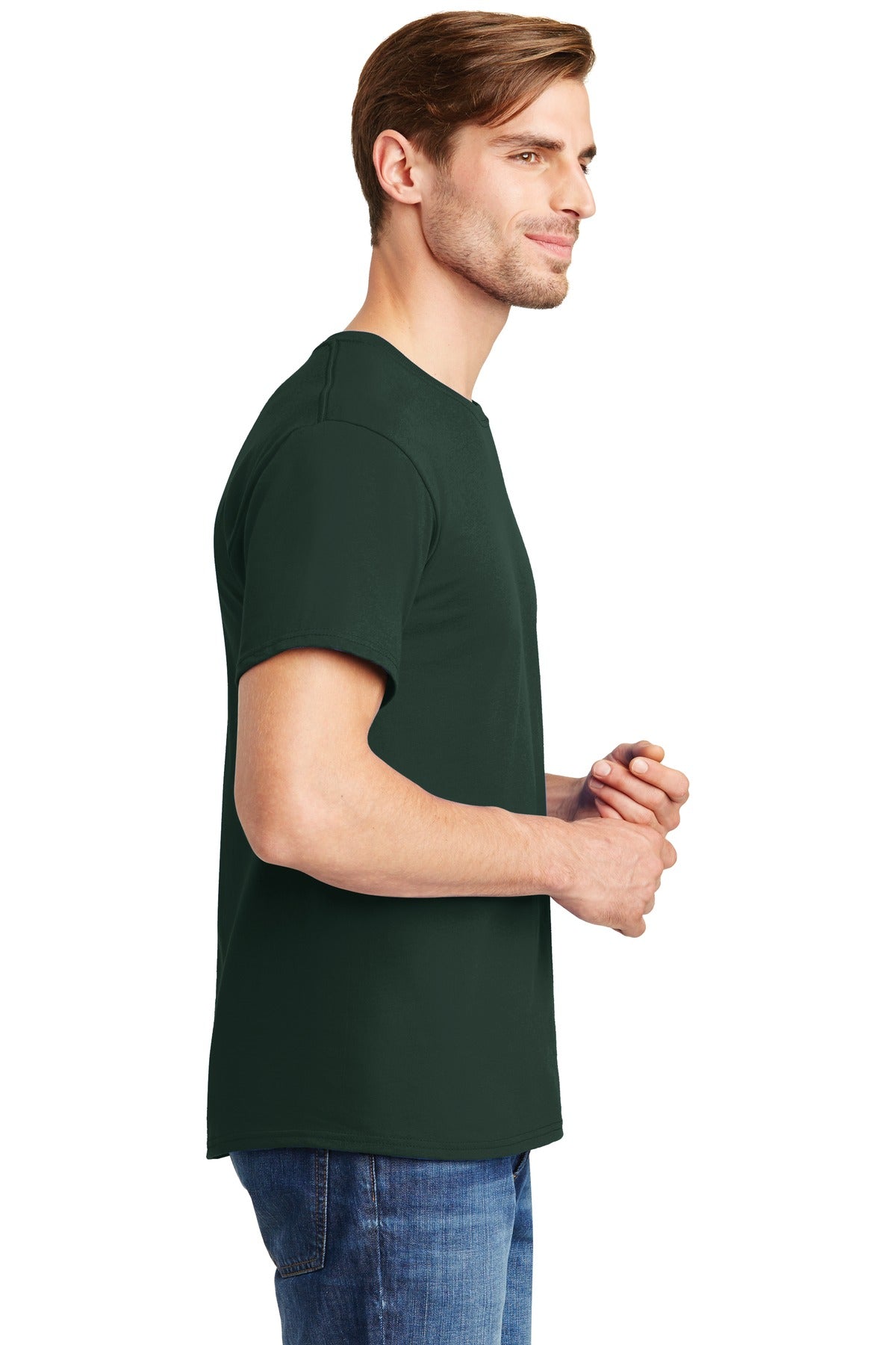 Hanes® - Essential-T 100% Cotton T-Shirt. 5280 [Deep Forest] - DFW Impression