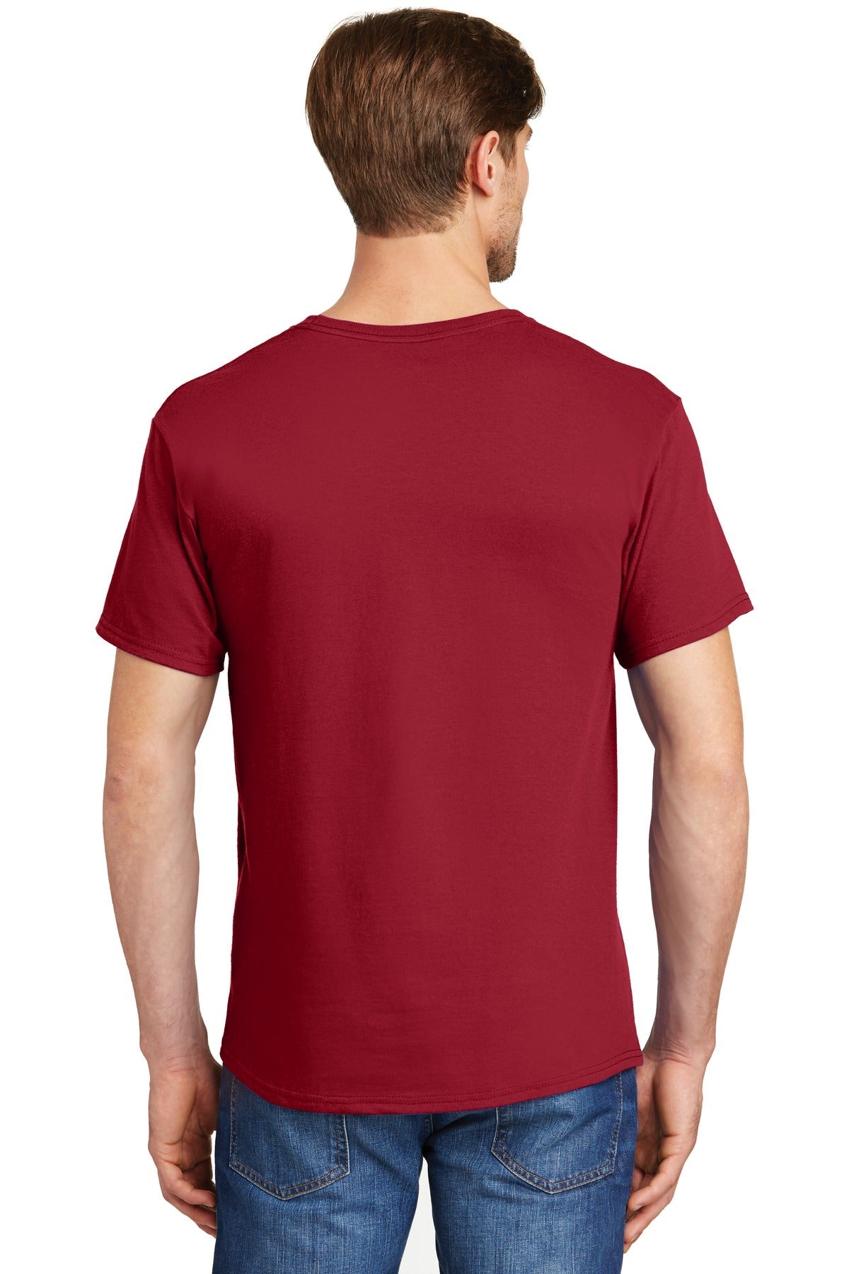 Hanes® - Essential-T 100% Cotton T-Shirt. 5280 [Deep Red] - DFW Impression