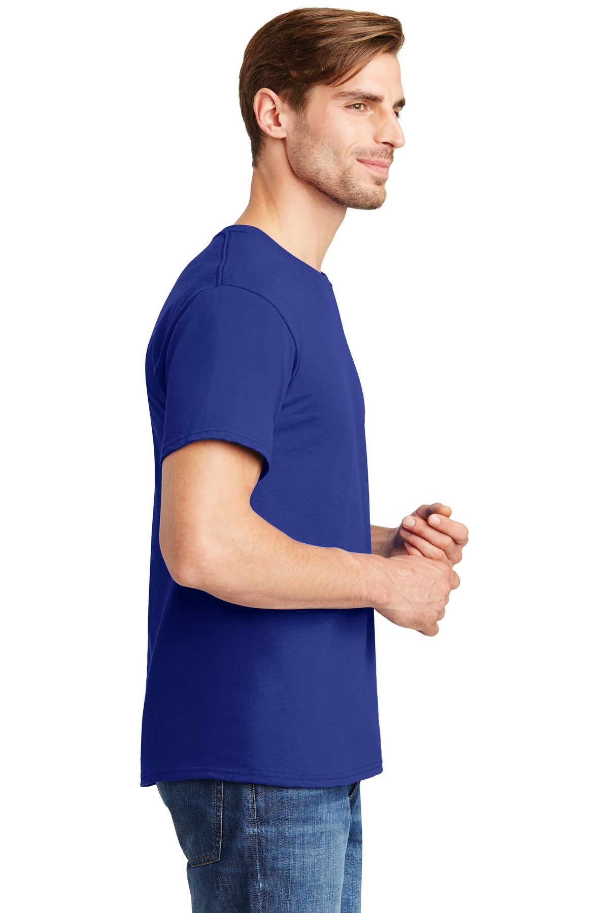 Hanes® - Essential-T 100% Cotton T-Shirt. 5280 [Deep Royal] - DFW Impression