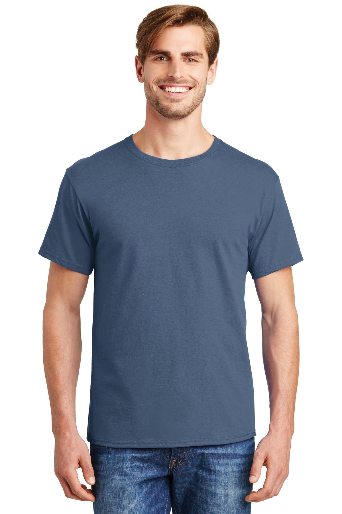 Hanes® - Essential-T 100% Cotton T-Shirt. 5280 [Denim Blue] - DFW Impression