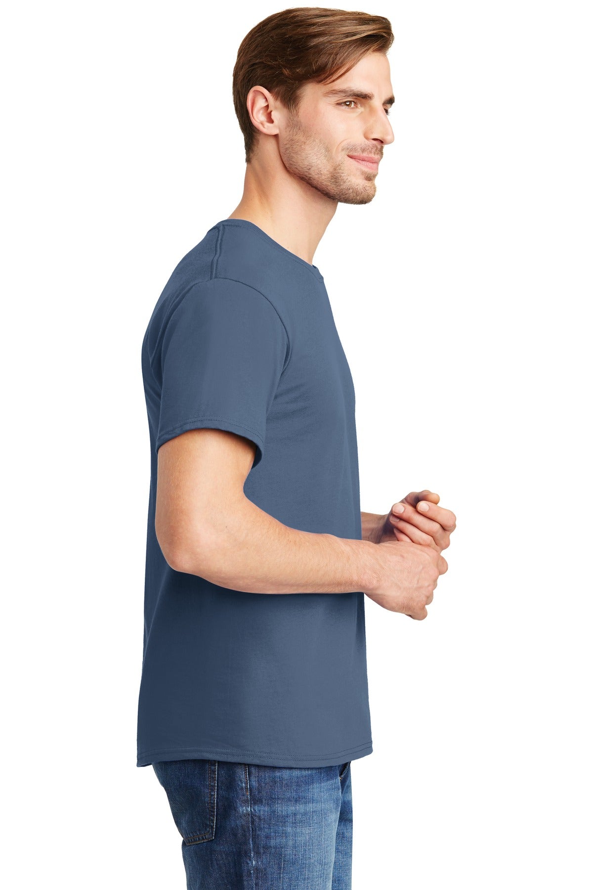 Hanes® - Essential-T 100% Cotton T-Shirt. 5280 [Denim Blue] - DFW Impression