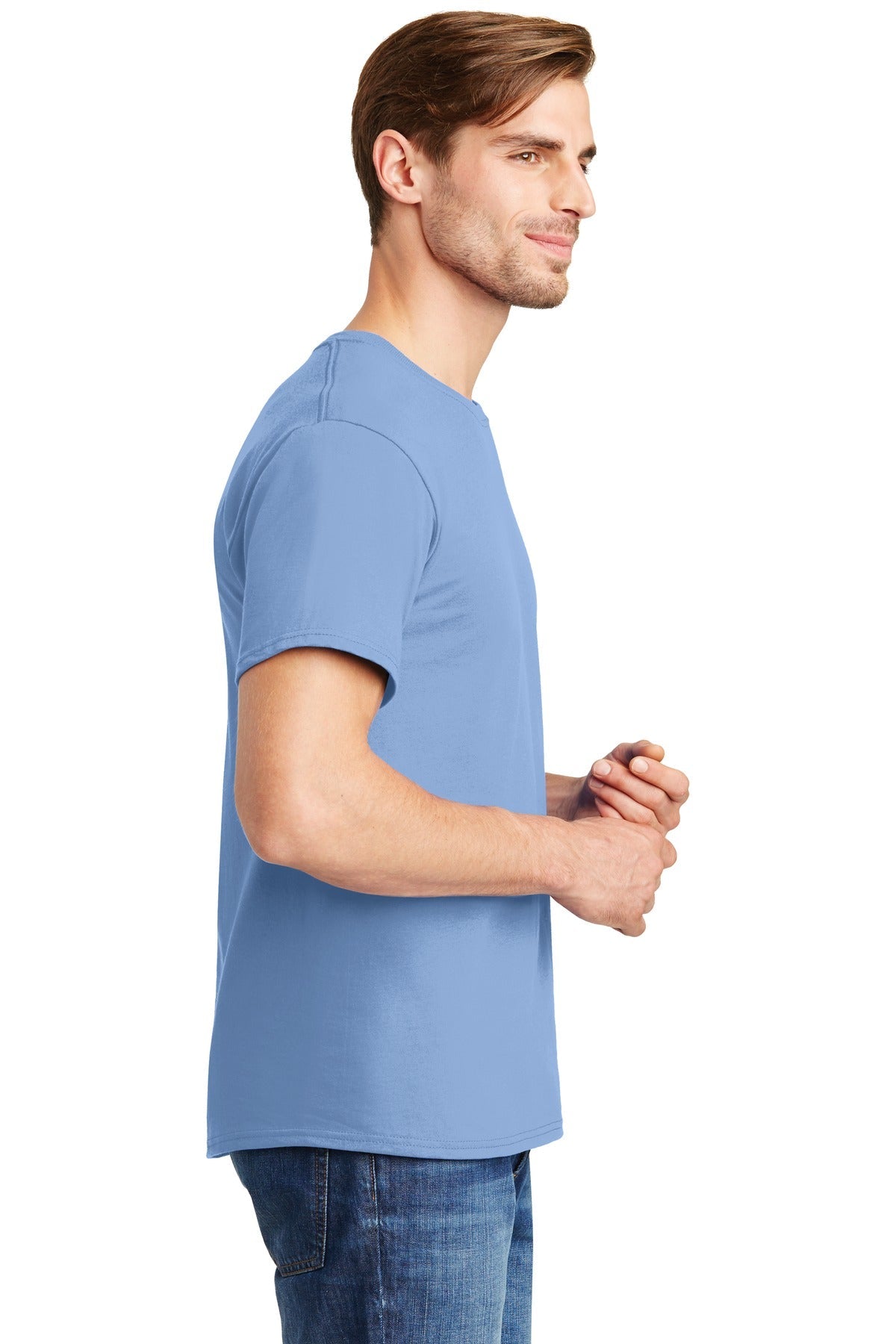 Hanes® - Essential-T 100% Cotton T-Shirt. 5280 [Light Blue] - DFW Impression