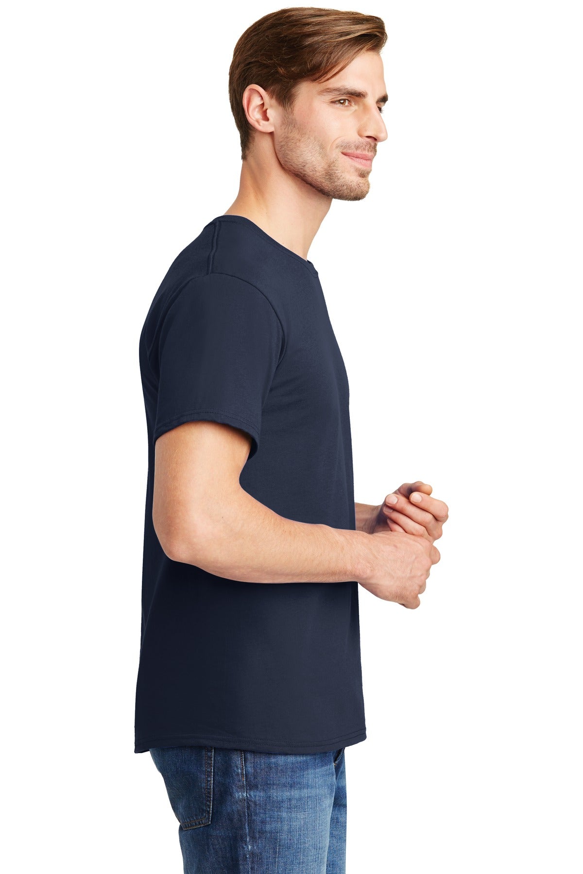 Hanes® - Essential-T 100% Cotton T-Shirt. 5280 [Navy] - DFW Impression