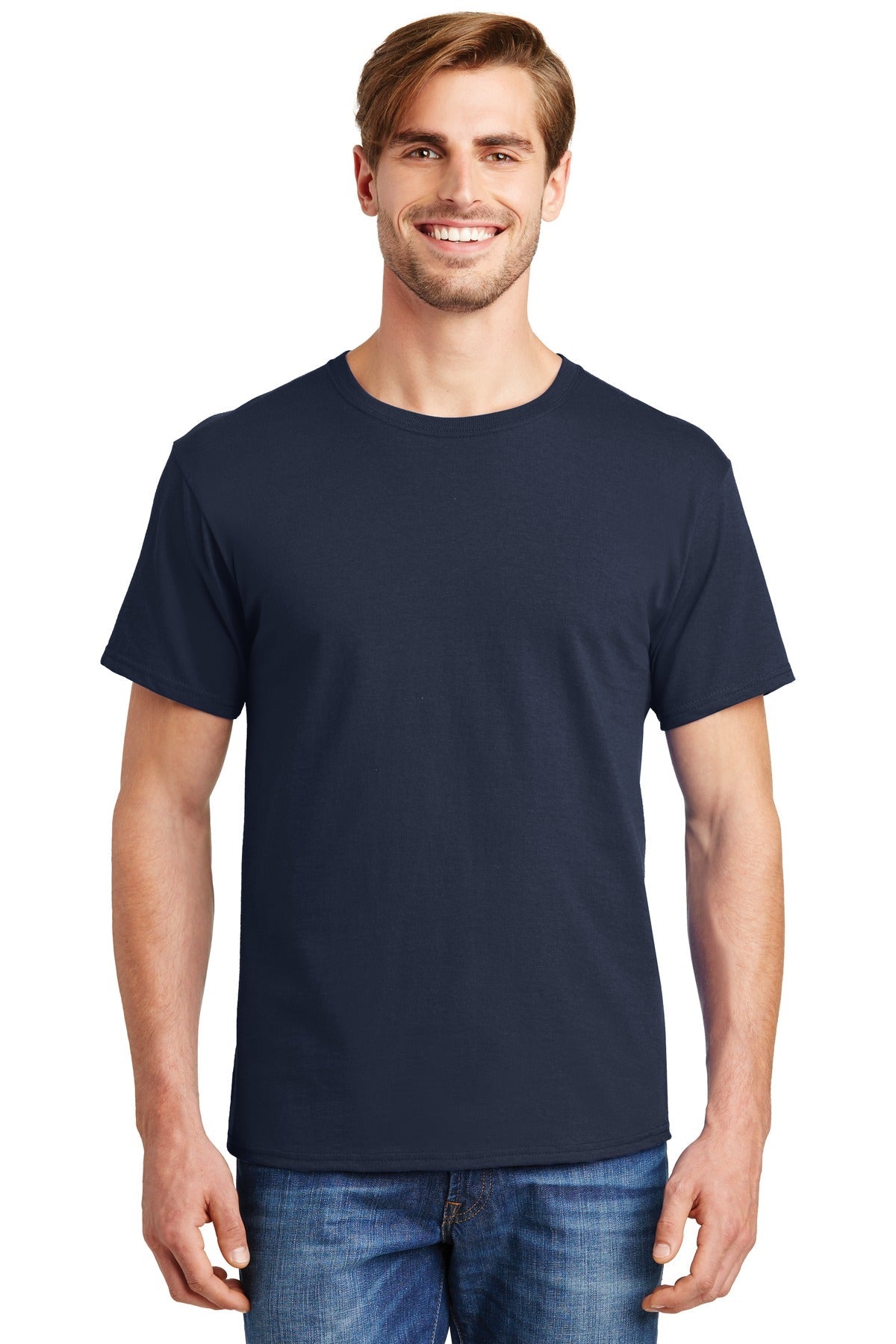 Hanes® - Essential-T 100% Cotton T-Shirt. 5280 [Navy] - DFW Impression