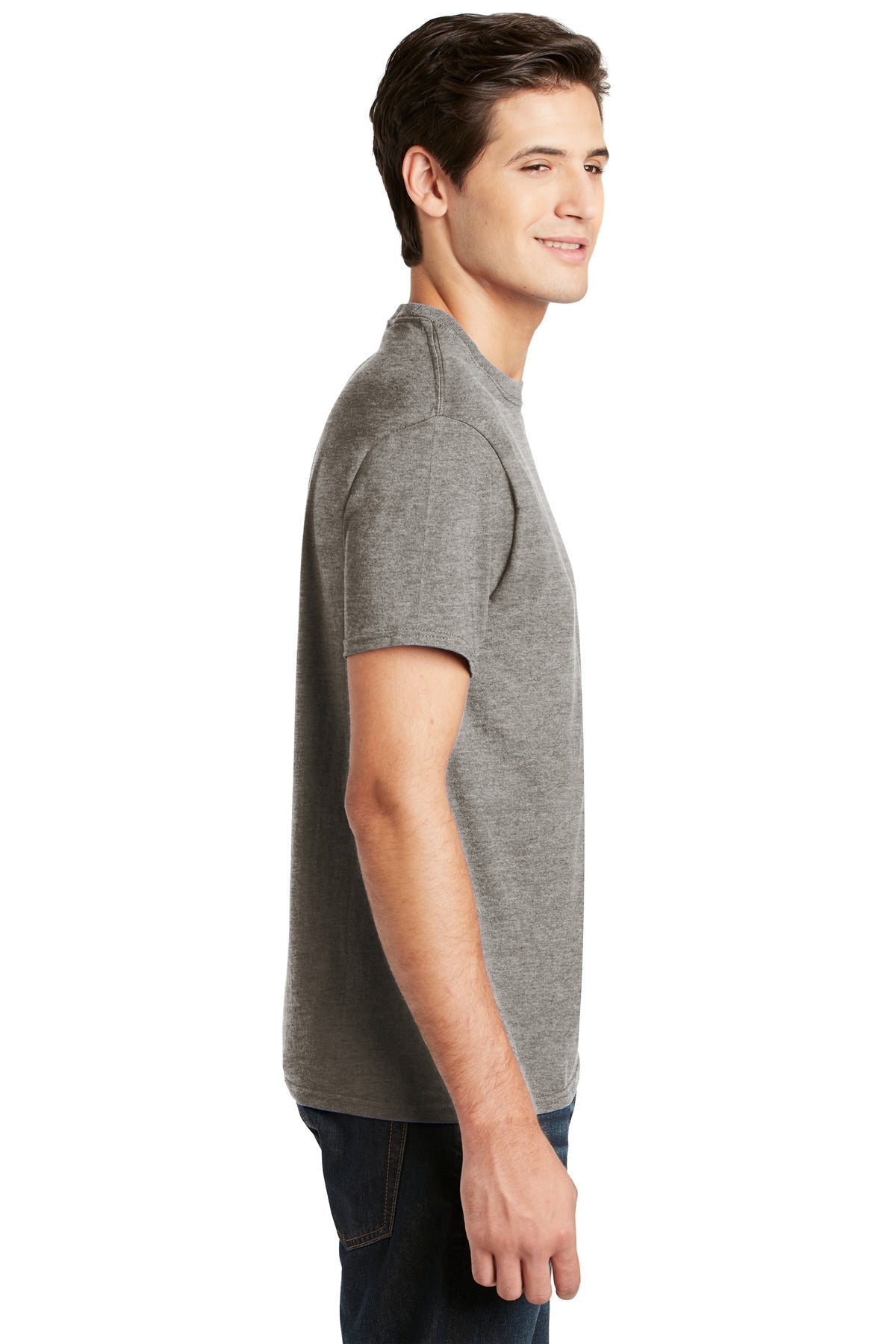 Hanes® - Essential-T 100% Cotton T-Shirt. 5280 [Oxford Gray] - DFW Impression