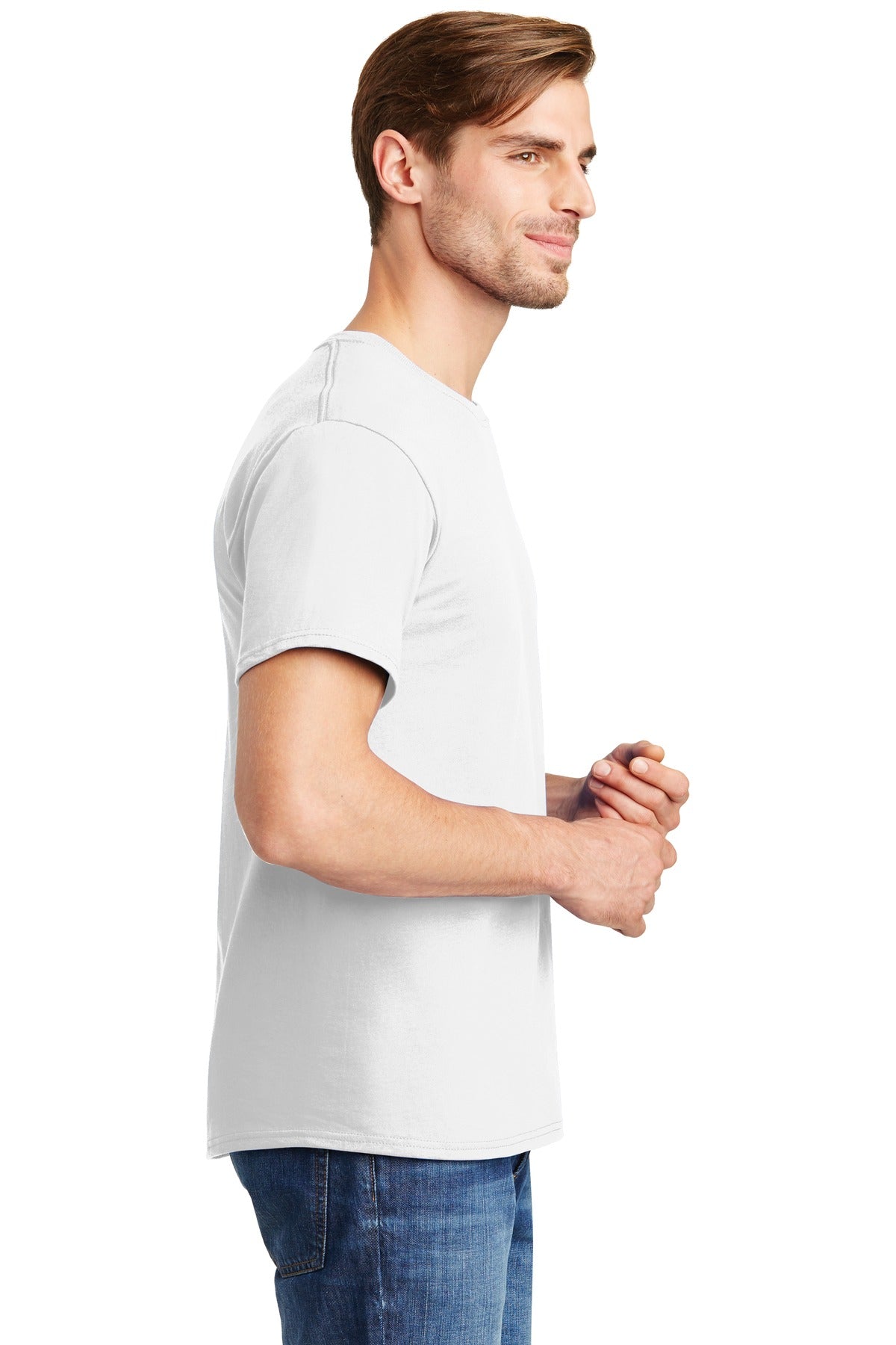 Hanes® - Essential-T 100% Cotton T-Shirt. 5280 [White] - DFW Impression