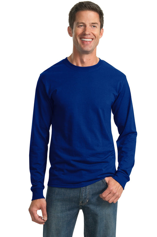 JERZEES® - Dri-Power® 50/50 Cotton/Poly Long Sleeve T-Shirt. 29LS [Royal] - DFW Impression