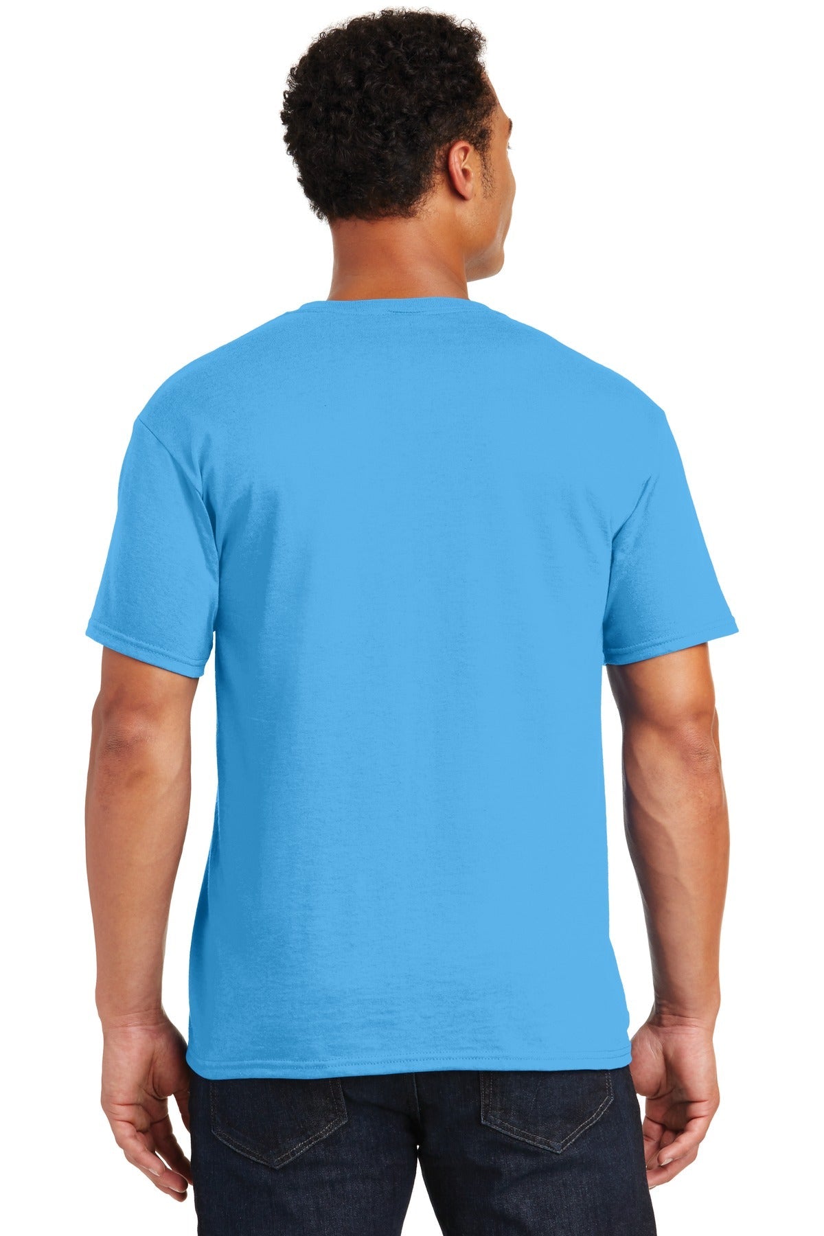 JERZEES® - Dri-Power® 50/50 Cotton/Poly T-Shirt. 29M [Aquatic Blue] - DFW Impression