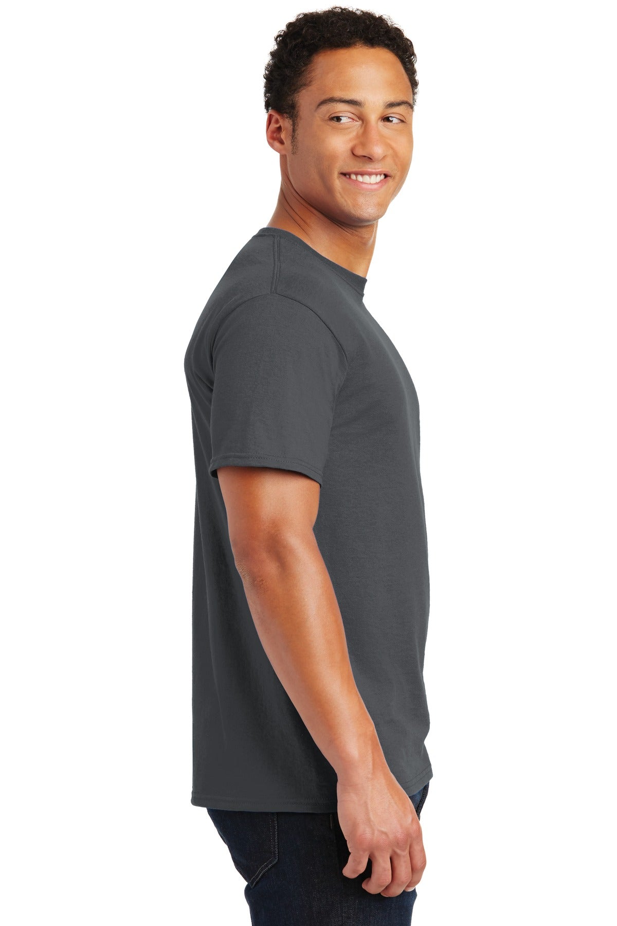 JERZEES® - Dri-Power® 50/50 Cotton/Poly T-Shirt. 29M [Charcoal Grey] - DFW Impression