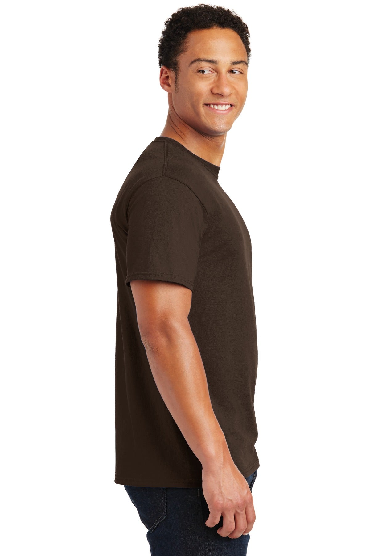 JERZEES® - Dri-Power® 50/50 Cotton/Poly T-Shirt. 29M [Chocolate] - DFW Impression