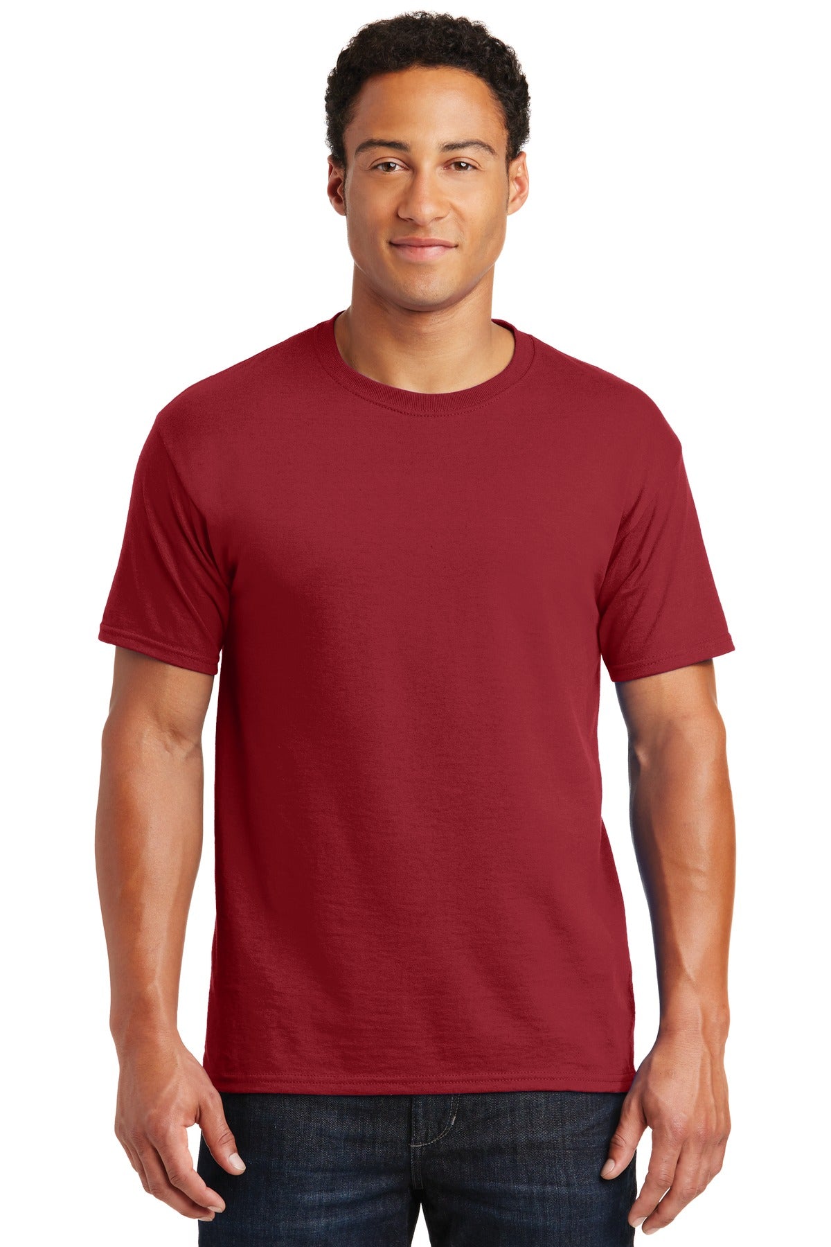 JERZEES® - Dri-Power® 50/50 Cotton/Poly T-Shirt. 29M [Crimson] - DFW Impression