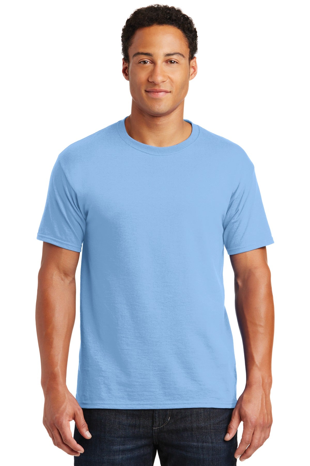JERZEES® - Dri-Power® 50/50 Cotton/Poly T-Shirt. 29M [Light Blue] - DFW Impression