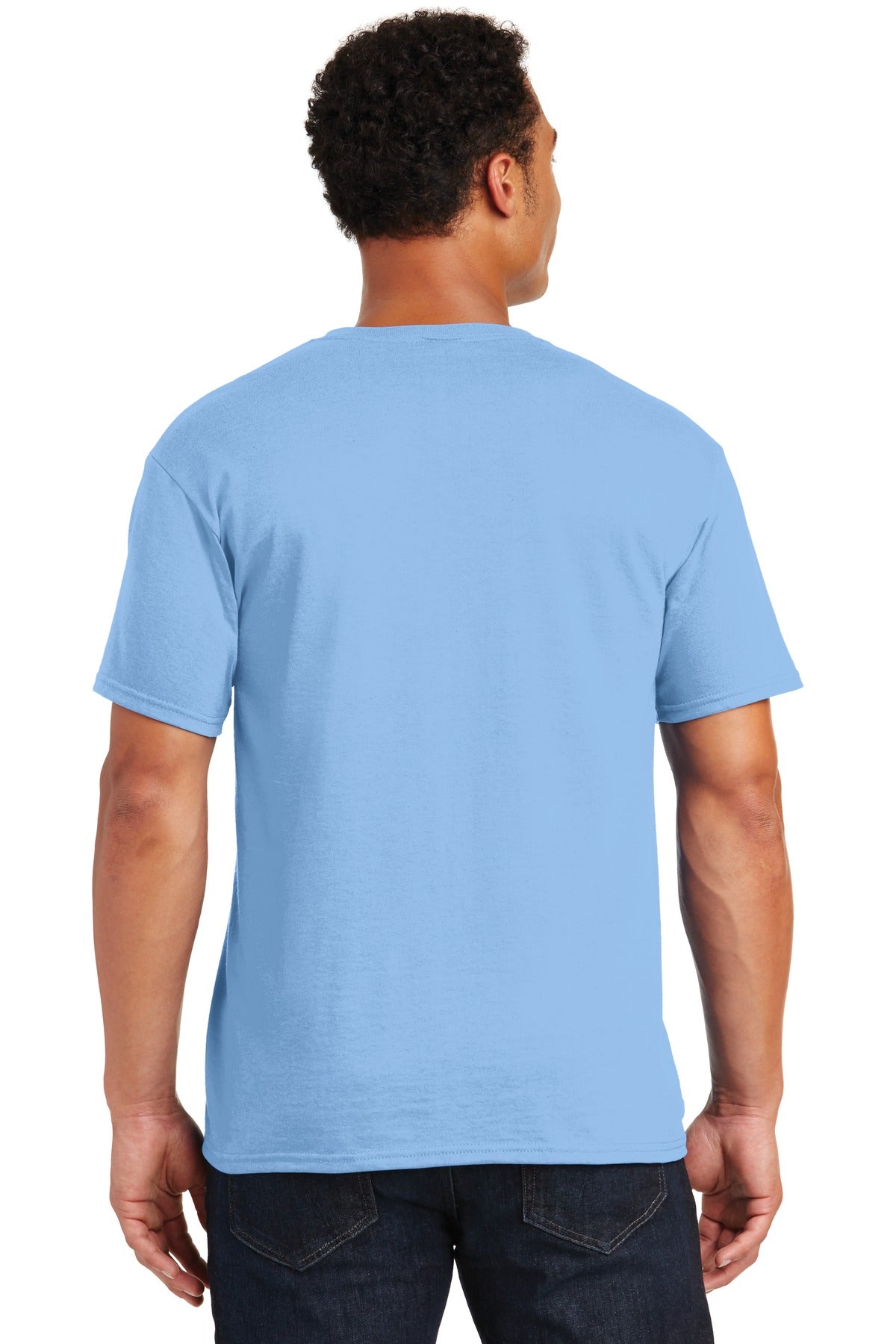 JERZEES® - Dri-Power® 50/50 Cotton/Poly T-Shirt. 29M [Light Blue] - DFW Impression