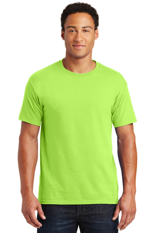 JERZEES® - Dri-Power® 50/50 Cotton/Poly T-Shirt. 29M [Neon Green] - DFW Impression