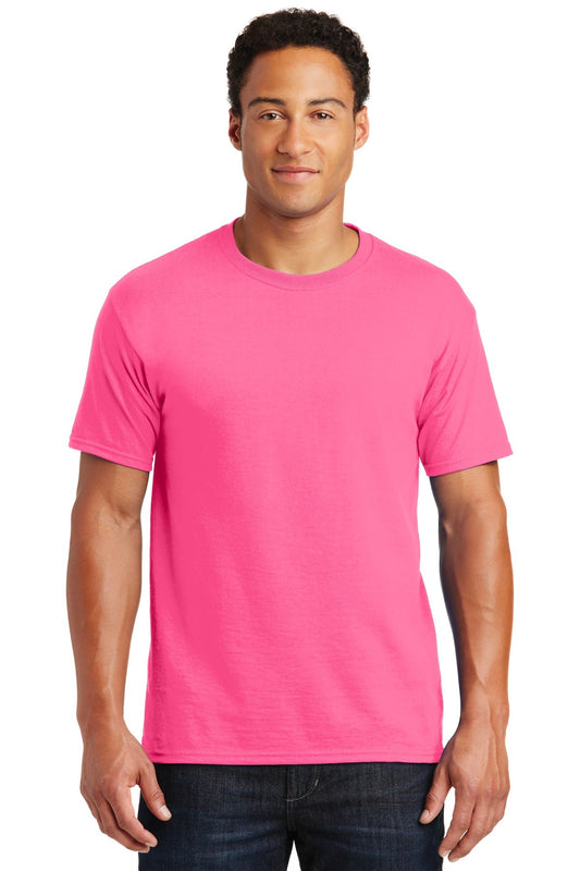 JERZEES® - Dri-Power® 50/50 Cotton/Poly T-Shirt. 29M [Neon Pink] - DFW Impression