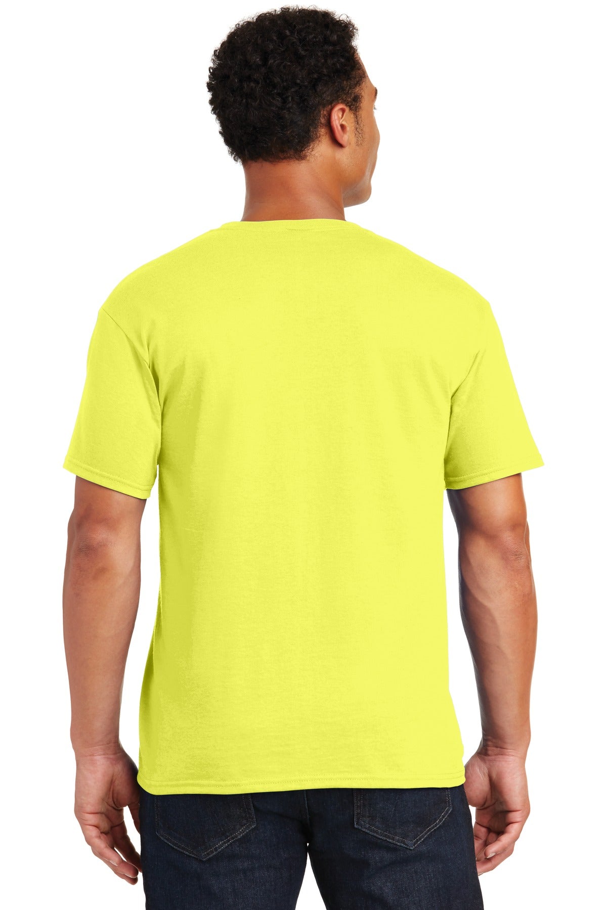 JERZEES® - Dri-Power® 50/50 Cotton/Poly T-Shirt. 29M [Neon Yellow] - DFW Impression