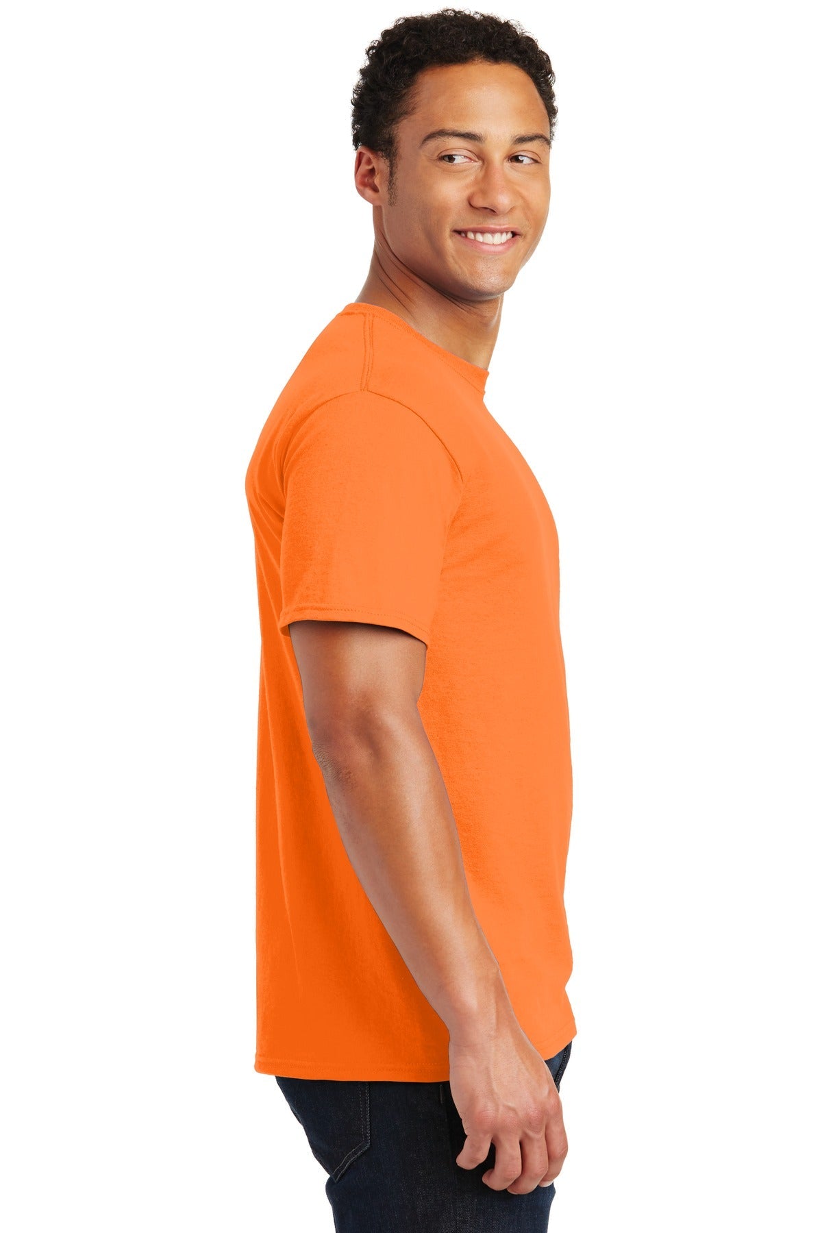 JERZEES® - Dri-Power® 50/50 Cotton/Poly T-Shirt. 29M [Safety Orange] - DFW Impression