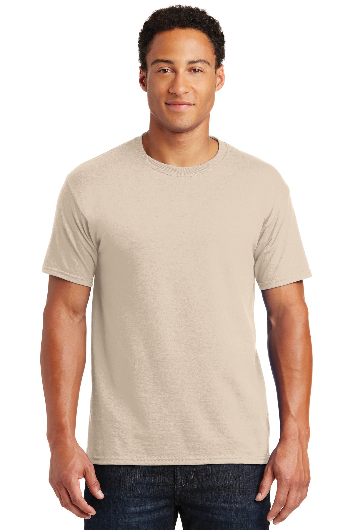 JERZEES® - Dri-Power® 50/50 Cotton/Poly T-Shirt. 29M [Sandstone] - DFW Impression