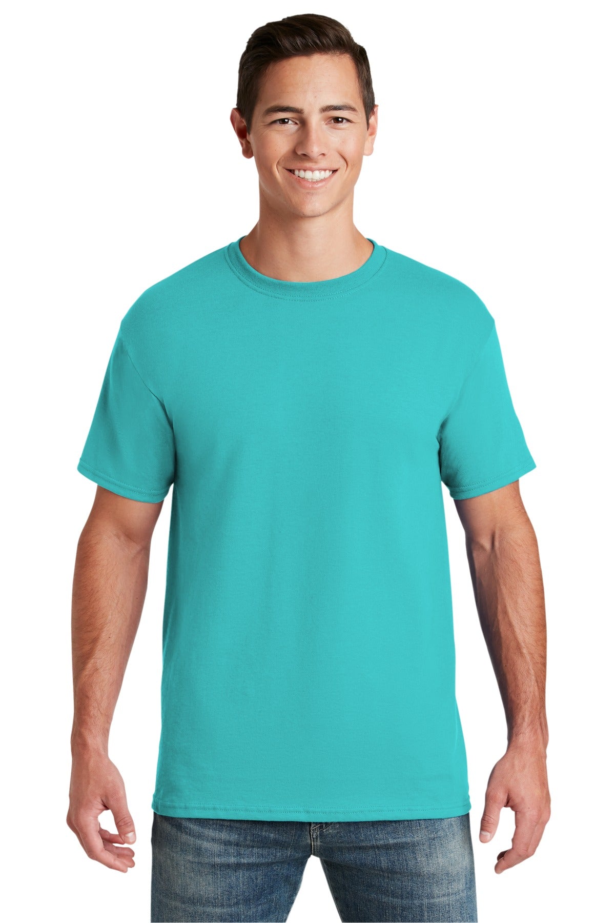 JERZEES® - Dri-Power® 50/50 Cotton/Poly T-Shirt. 29M [Scuba Blue] - DFW Impression
