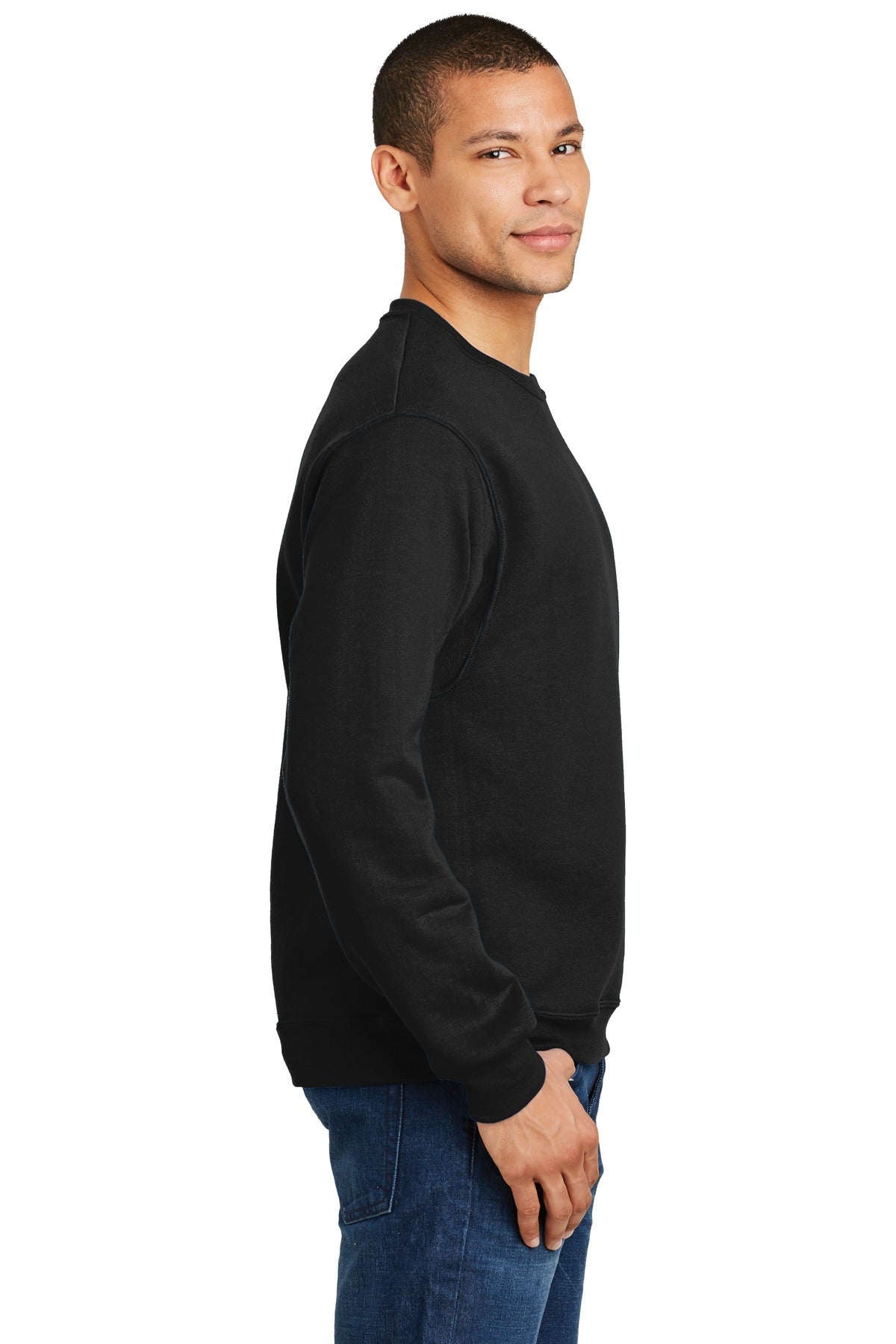 JERZEES® - NuBlend® Crewneck Sweatshirt. 562M [Black] - DFW Impression