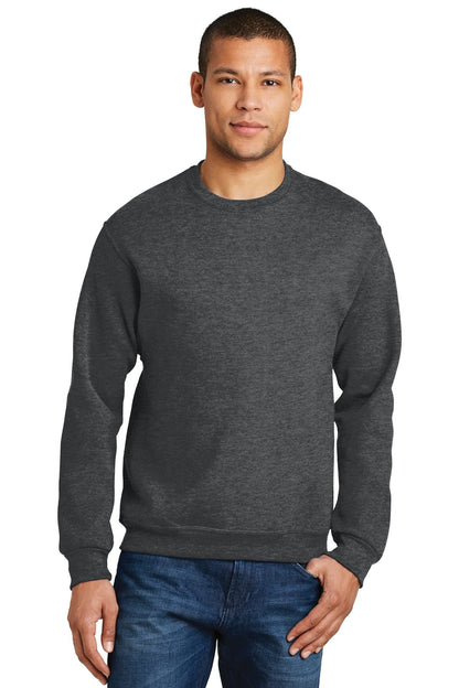 JERZEES® - NuBlend® Crewneck Sweatshirt. 562M [Black Heather] - DFW Impression