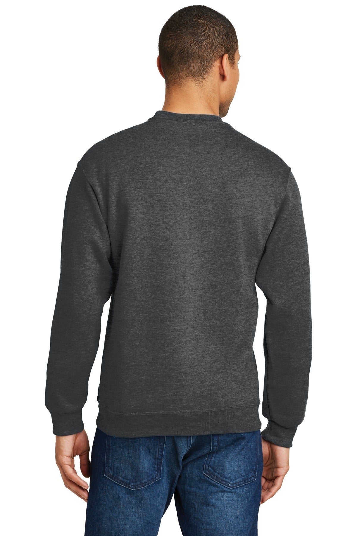 JERZEES® - NuBlend® Crewneck Sweatshirt. 562M [Black Heather] - DFW Impression