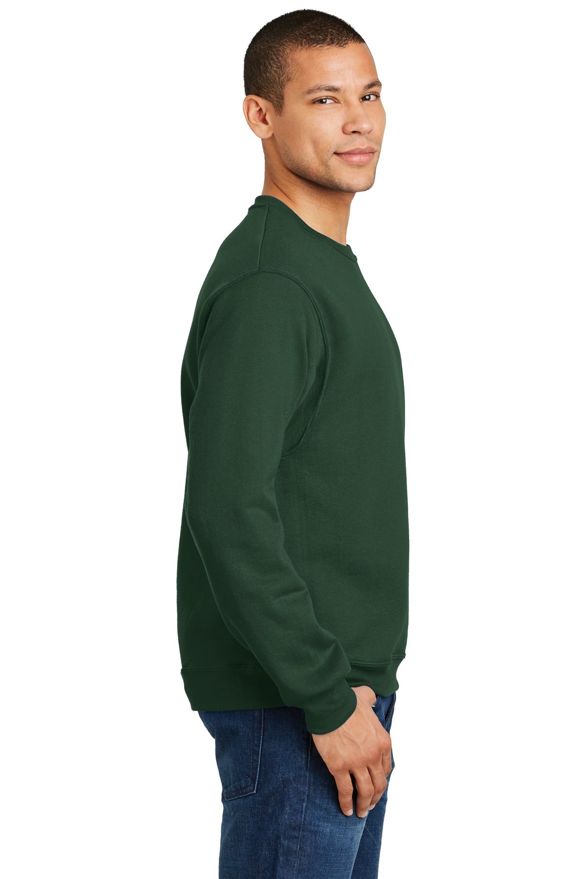 JERZEES® - NuBlend® Crewneck Sweatshirt. 562M [Forest Green] - DFW Impression