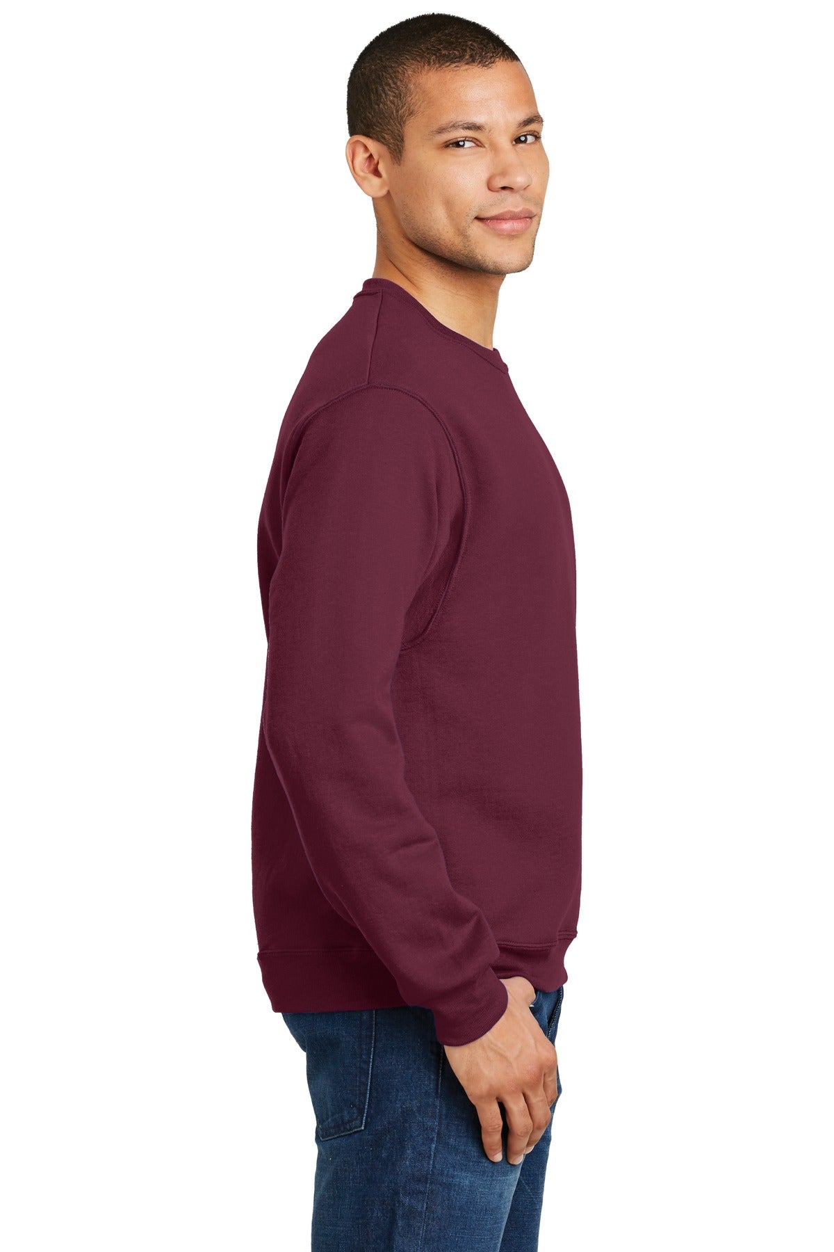 JERZEES® - NuBlend® Crewneck Sweatshirt. 562M [Maroon] - DFW Impression