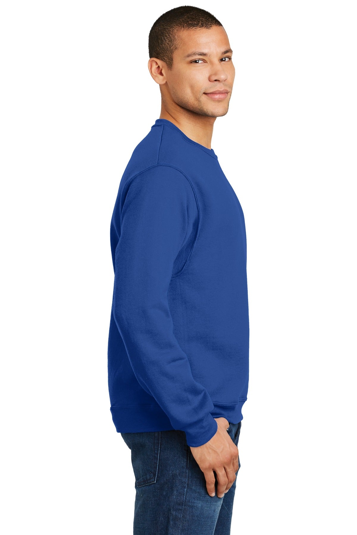 JERZEES® - NuBlend® Crewneck Sweatshirt. 562M [Royal] - DFW Impression