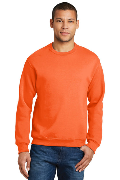 JERZEES® - NuBlend® Crewneck Sweatshirt. 562M [Safety Orange] - DFW Impression