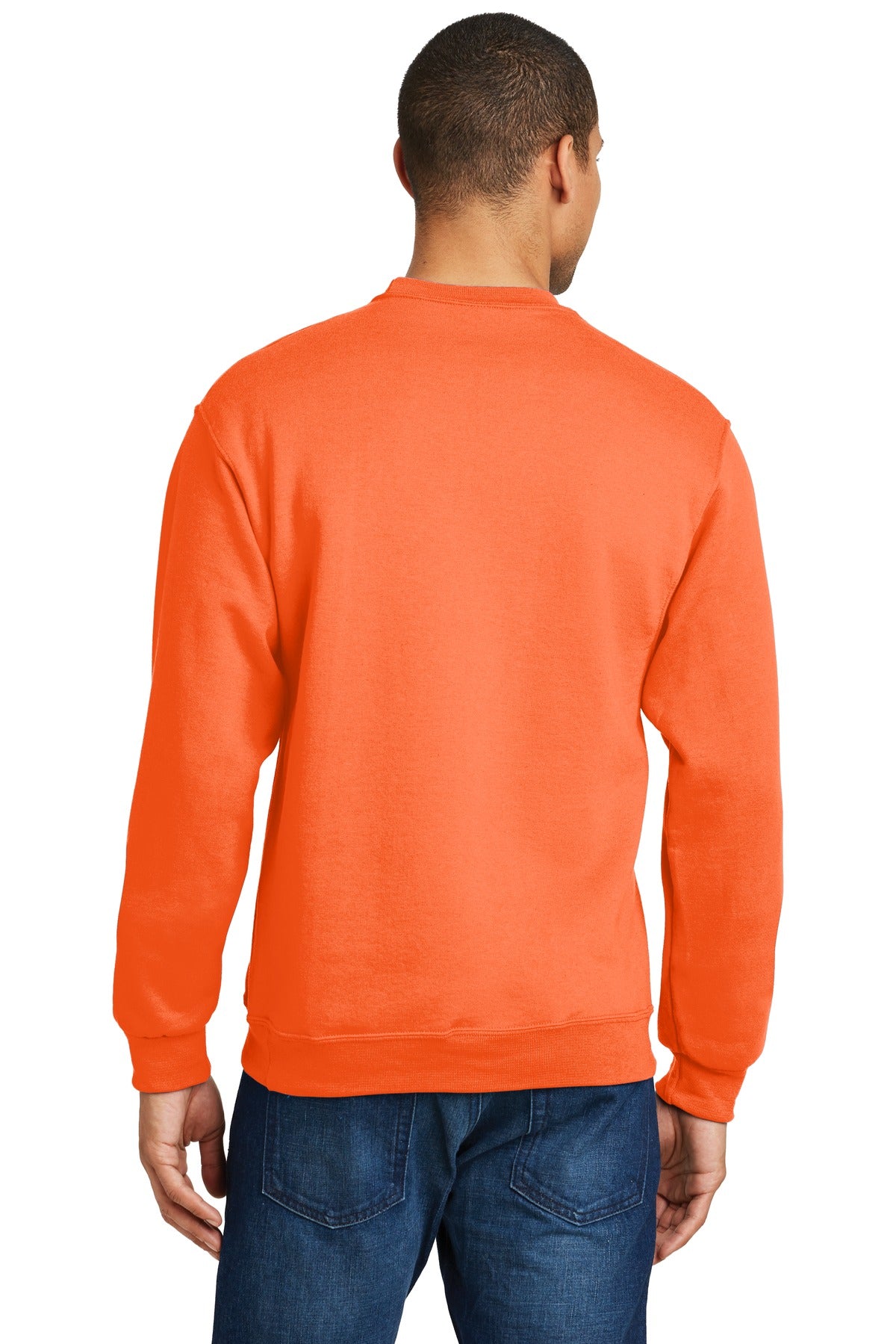 JERZEES® - NuBlend® Crewneck Sweatshirt. 562M [Safety Orange] - DFW Impression