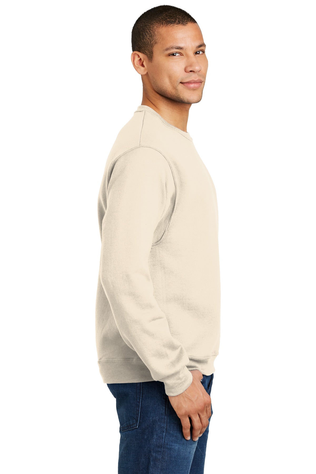 JERZEES® - NuBlend® Crewneck Sweatshirt. 562M [Sweet Cream Heather] - DFW Impression