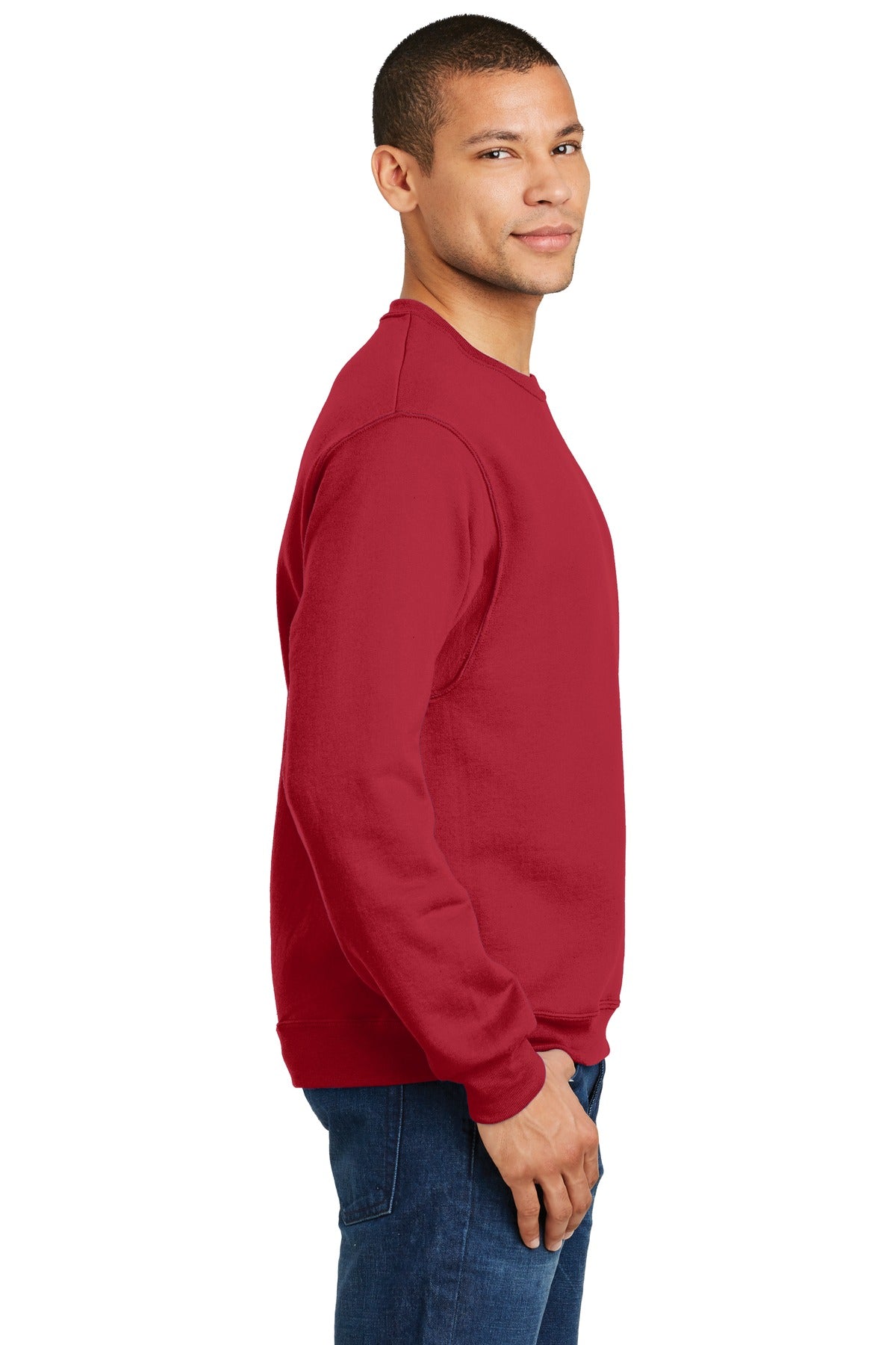 JERZEES® - NuBlend® Crewneck Sweatshirt. 562M [True Red] - DFW Impression