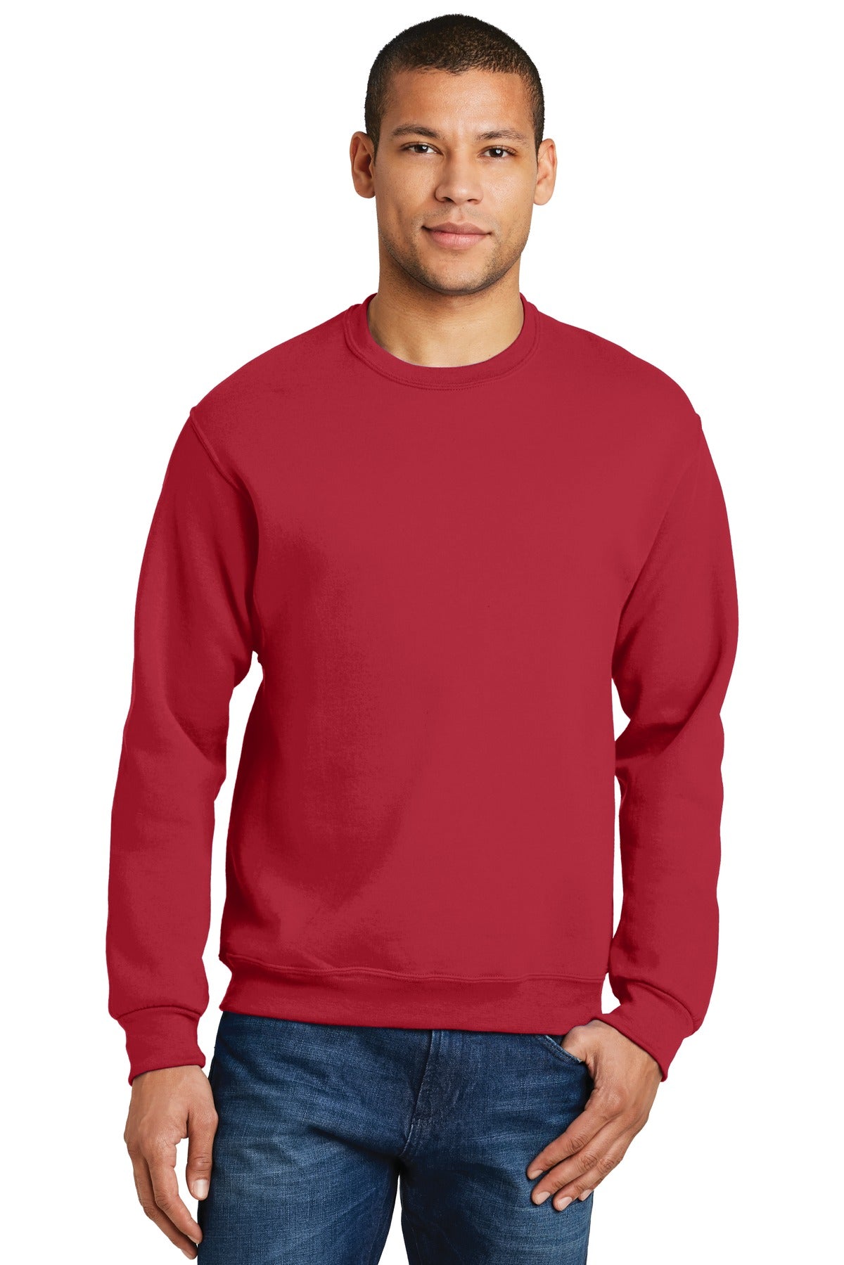 JERZEES® - NuBlend® Crewneck Sweatshirt. 562M [True Red] - DFW Impression