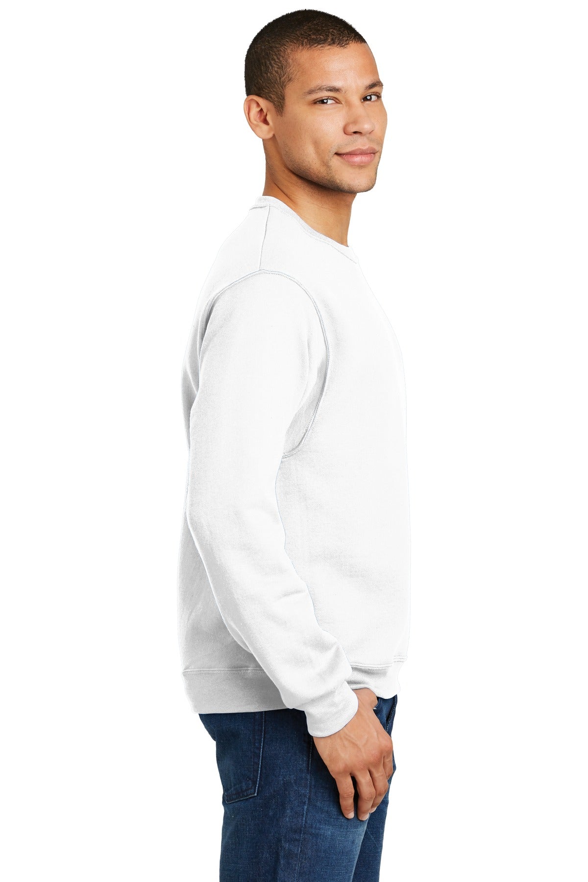 JERZEES® - NuBlend® Crewneck Sweatshirt. 562M [White] - DFW Impression