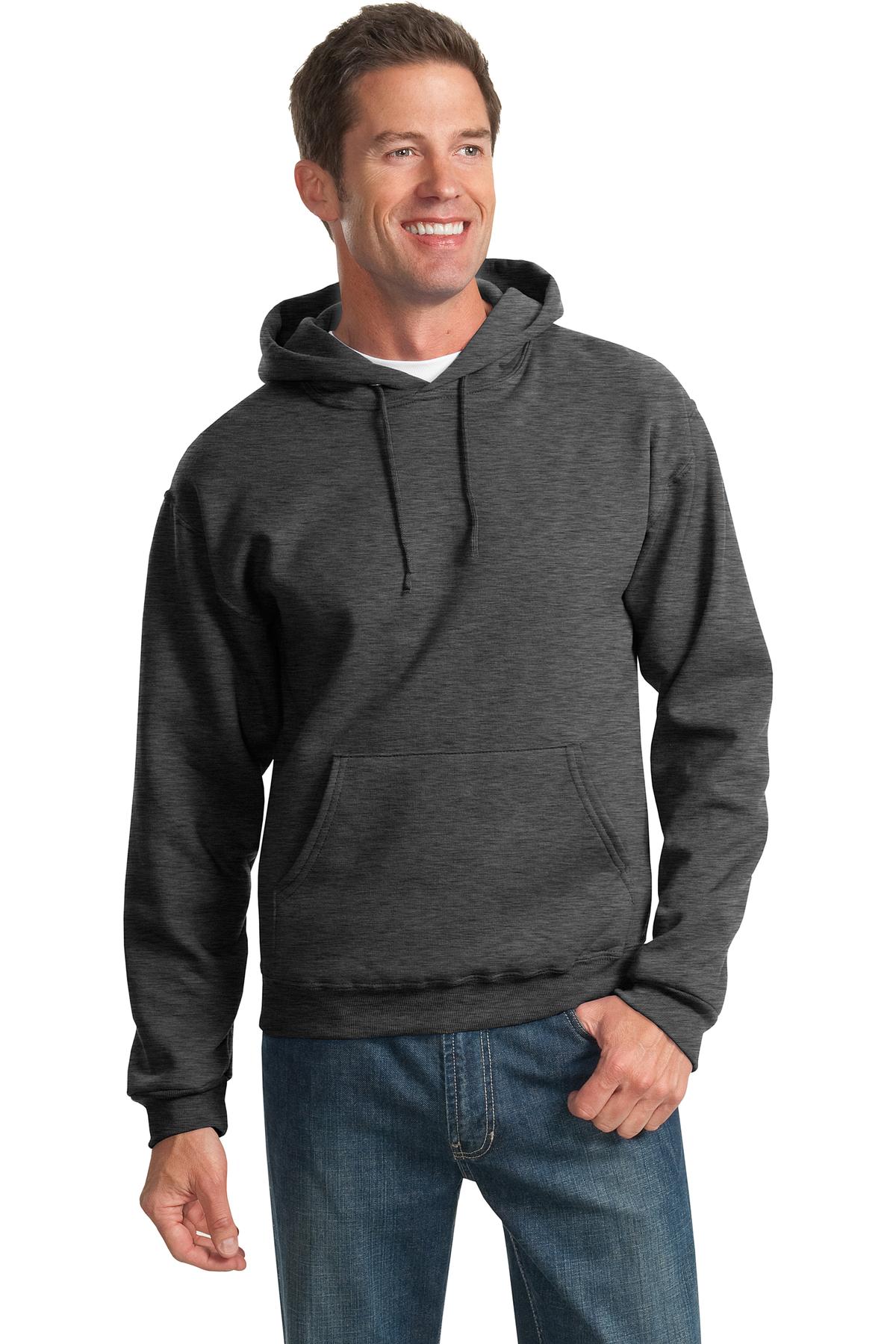 JERZEES® - NuBlend® Pullover Hooded Sweatshirt. 996M [Black Heather] - DFW Impression