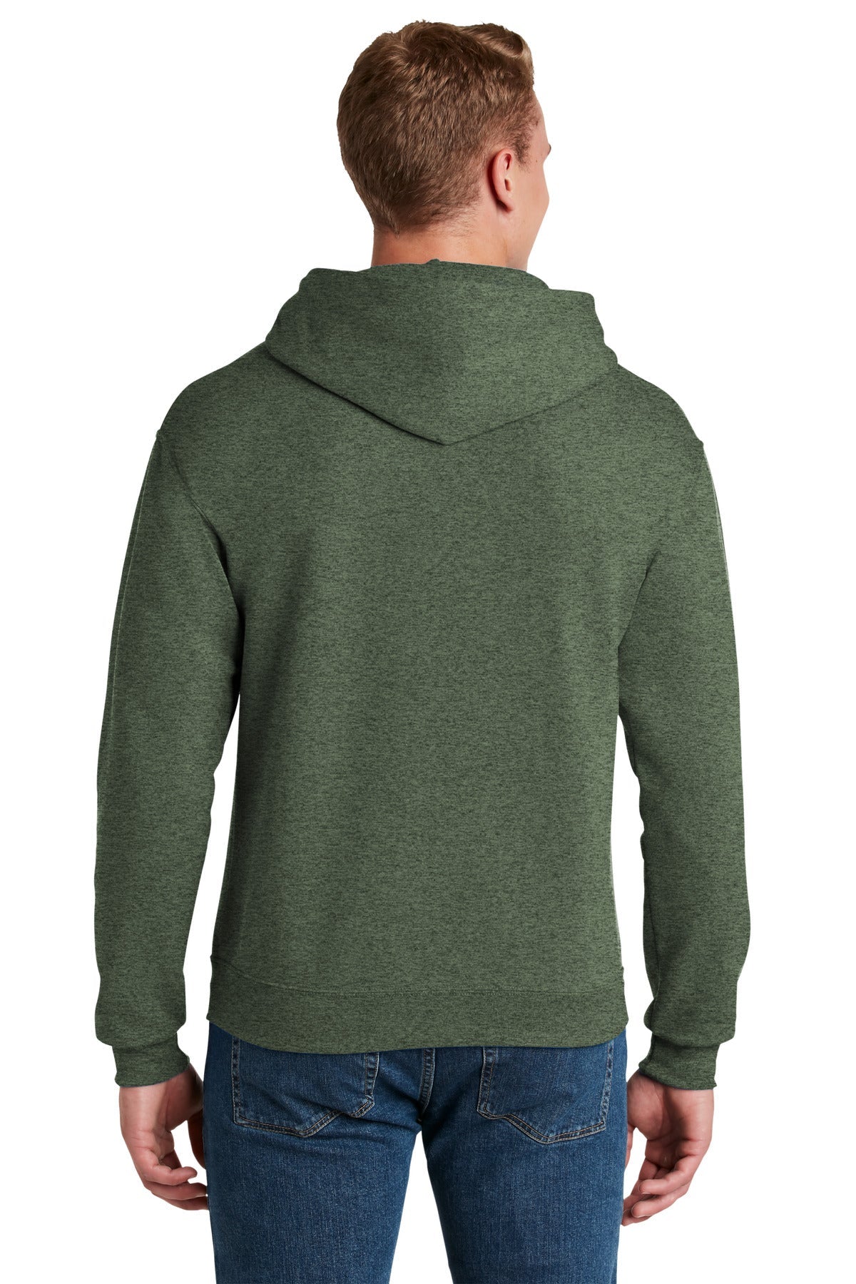 JERZEES® - NuBlend® Pullover Hooded Sweatshirt. 996M [Military Green Heather] - DFW Impression