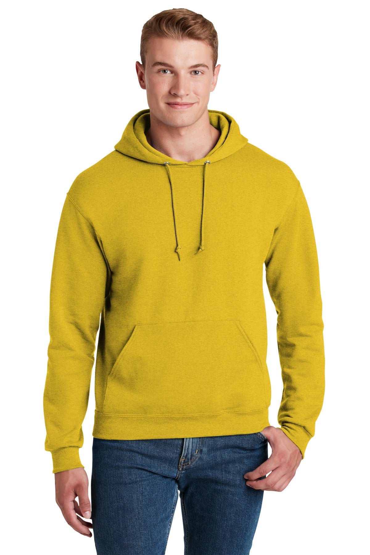 JERZEES® - NuBlend® Pullover Hooded Sweatshirt. 996M [Mustard Heather] - DFW Impression