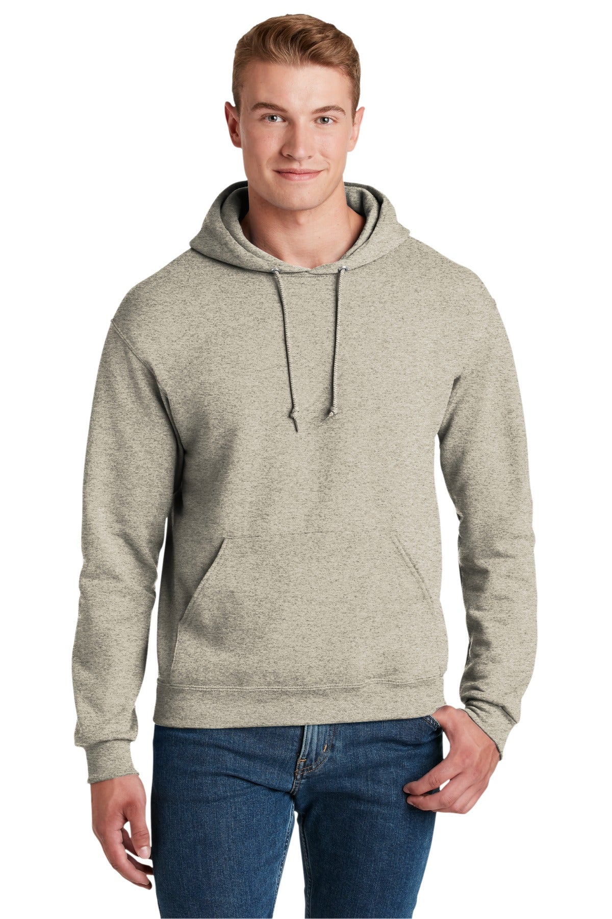 JERZEES® - NuBlend® Pullover Hooded Sweatshirt. 996M [Oatmeal Heather] - DFW Impression