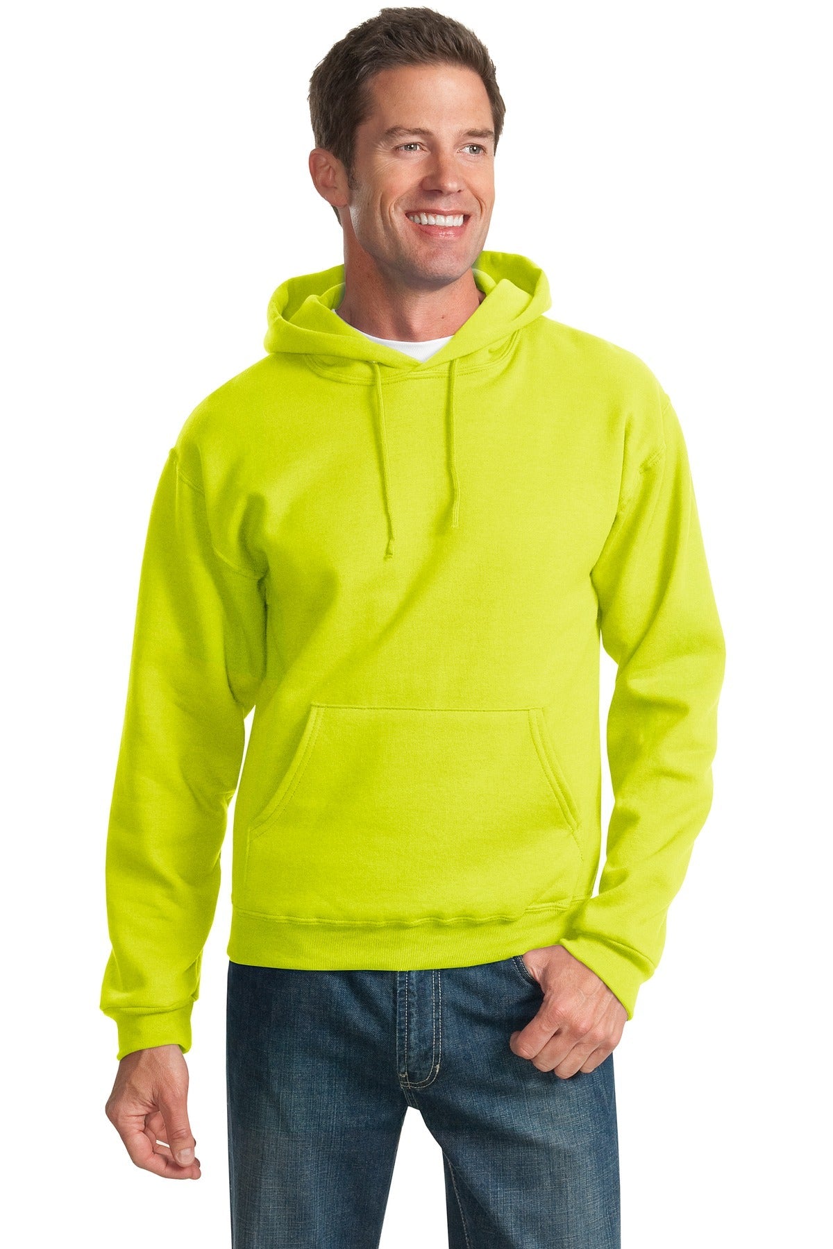 JERZEES® - NuBlend® Pullover Hooded Sweatshirt. 996M [Safety Green] - DFW Impression