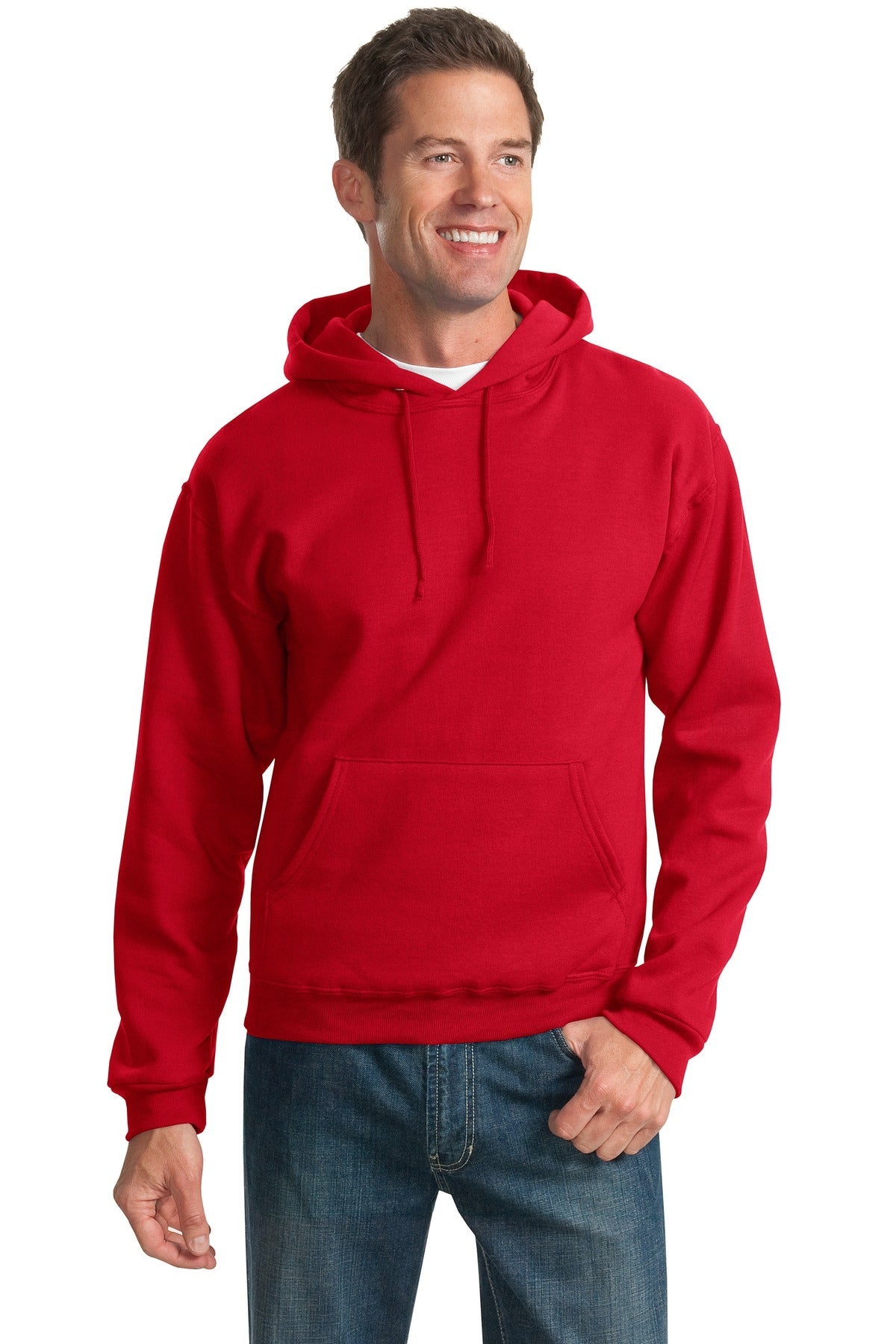 JERZEES® - NuBlend® Pullover Hooded Sweatshirt. 996M [True Red] - DFW Impression